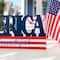 Glitzhome® 14" Wide America the Beautiful Tabletop Décor